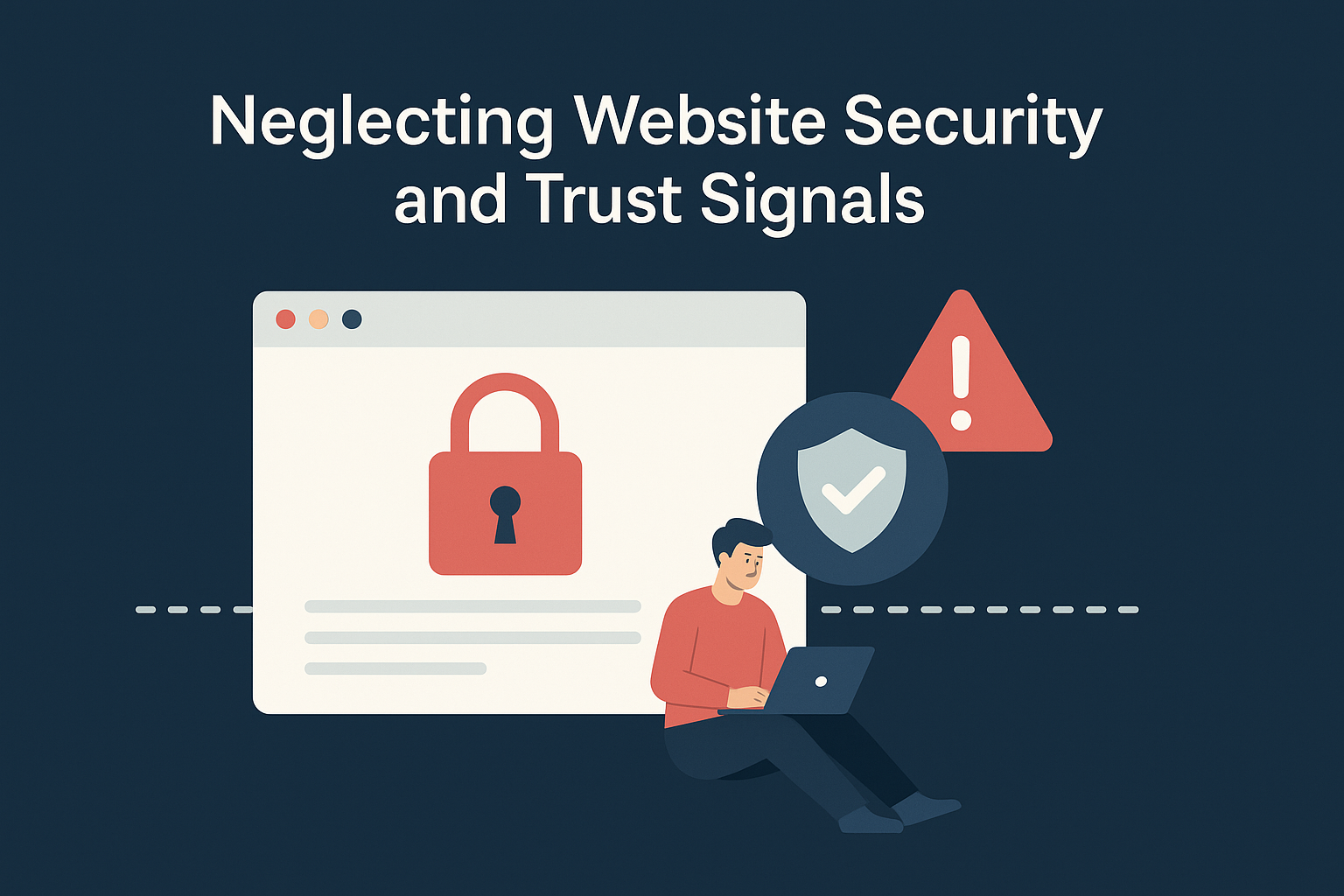 Neglecting Website Security and Trust Signals ​